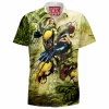 Comic Hawaiian-Shirt, Wolverine Hawaiian-Shirt, X-men Hawaiian-Shirt