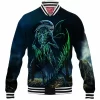 Alien Baseball-Jacket, Horror Baseball-Jacket, Sci-Fi Baseball-Jacket, Xenomorph Baseball-Jacket