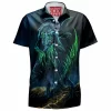 Alien Hawaiian-Shirt, Horror Hawaiian-Shirt, Sci-Fi Hawaiian-Shirt, Xenomorph Hawaiian-Shirt