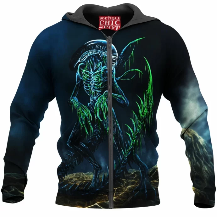 Xenomorph Zip Hoodie