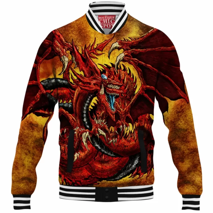 Slifer The Sky Dragon Yugioh Baseball Jacket