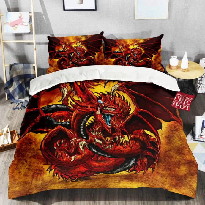 Slifer The Sky Dragon Yugioh Bedding Set