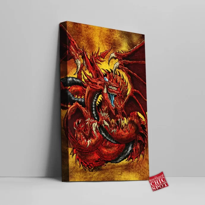 Slifer The Sky Dragon Yugioh Canvas Wall Art