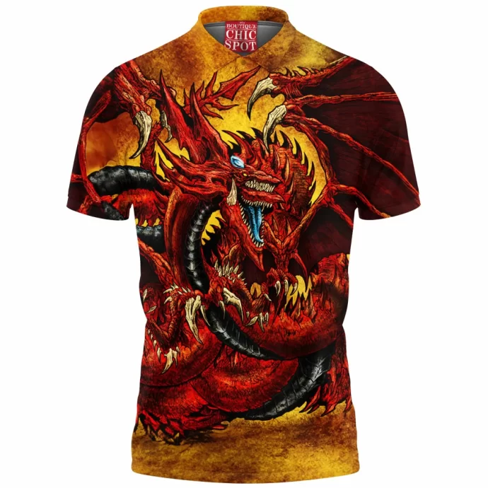 Slifer The Sky Dragon Yugioh Polo Shirt