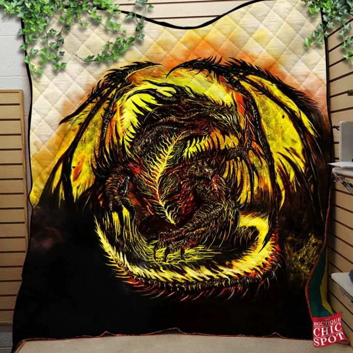 Dragon Quilt Blanket