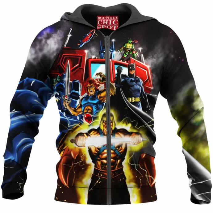 Classic Heros Zip Hoodie