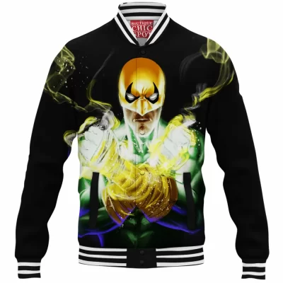 Comic Baseball-Jacket, Iron Fist Baseball-Jacket