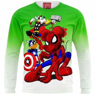 Comic Sweatshirt, Animated Sweatshirt, Superhero Sweatshirt