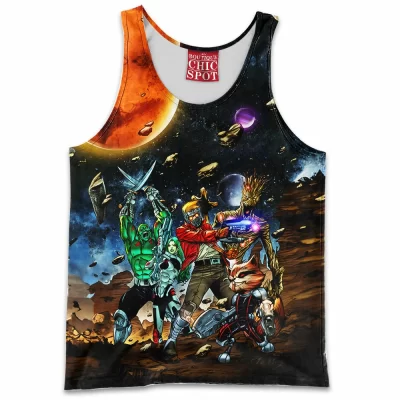 Comic Tank-Top, Guardians of The Galaxy Tank-Top
