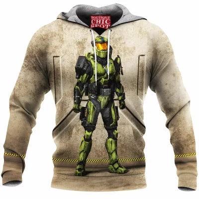 Game Fleece-Hoodie, Halo Fleece-Hoodie