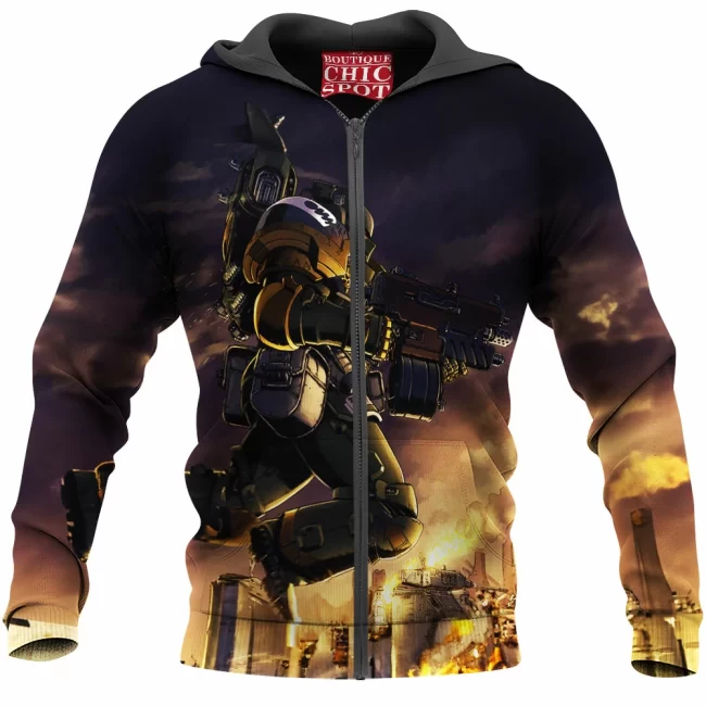 T DUONG Boutique 5422 Zip Hoodie