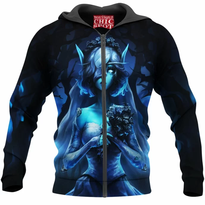 Corpse Bride Zip Hoodie