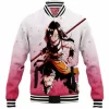 Anime Baseball-Jacket, Dragon Ball Baseball-Jacket, Pan Baseball-Jacket