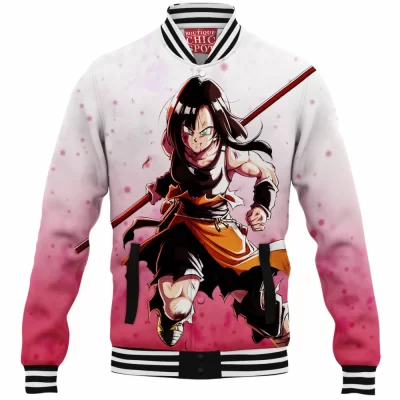 Anime Baseball-Jacket, Dragon Ball Baseball-Jacket, Pan Baseball-Jacket