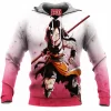 Anime Fleece-Hoodie, Dragon Ball Fleece-Hoodie, Pan Fleece-Hoodie
