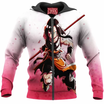 Anime Zip-Hoodie, Dragon Ball Zip-Hoodie, Pan Zip-Hoodie