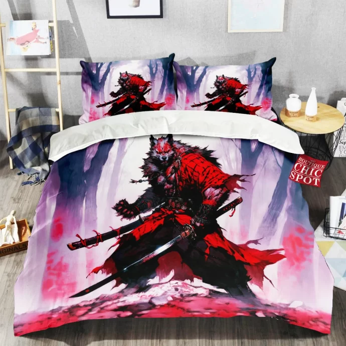 Samurai Werewolf Bedding Set