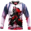 Fantasy Fleece-Hoodie, Samurai Fleece-Hoodie, Werewolf Fleece-Hoodie