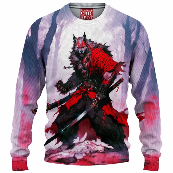 Samurai Werewolf Knitted Sweater