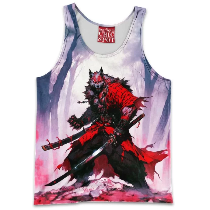 Samurai Werewolf Tank Top