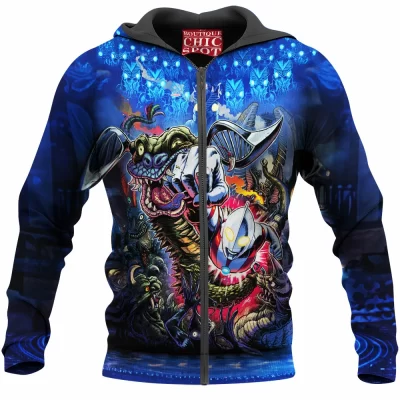 Anime Zip-Hoodie, Ultraman Zip-Hoodie