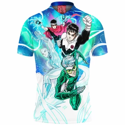 Comic Polo Shirt, X-men Polo Shirt