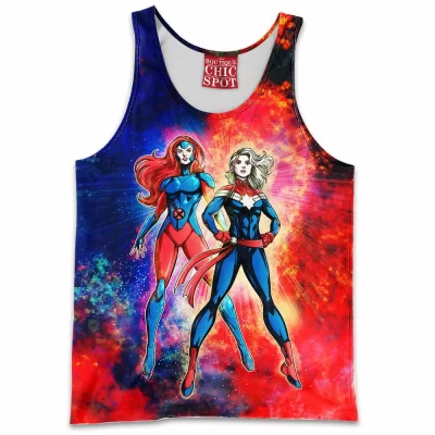 Comic Tank-Top, Captain Marvel Tank-Top, Jean Grey Tank-Top