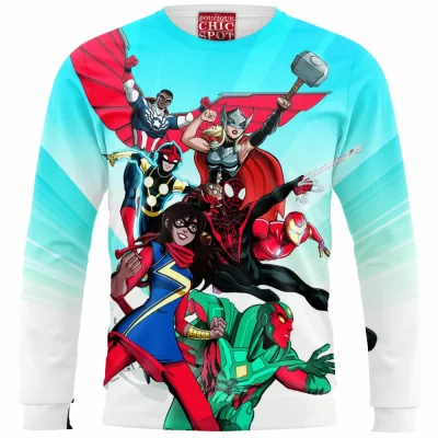 Comic Sweatshirt, Superhero Sweatshirt