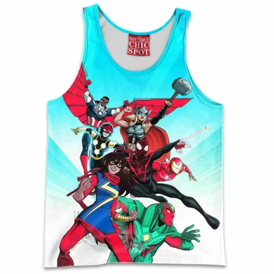Avengers Tank-Top, Comic Tank-Top