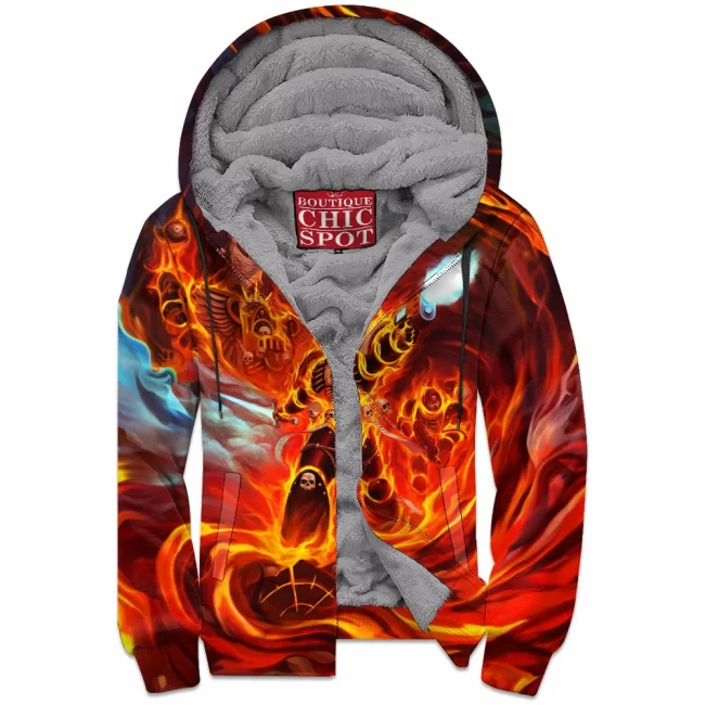 T DUONG Boutique 5717 Zip Fleece Hoodie