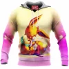 Anime Fleece-Hoodie, Eevee Fleece-Hoodie, Pokemon Fleece-Hoodie