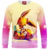 Pokemon Zip Sweatshirt, Anime Zip Sweatshirt, Eevee Zip Sweatshirt