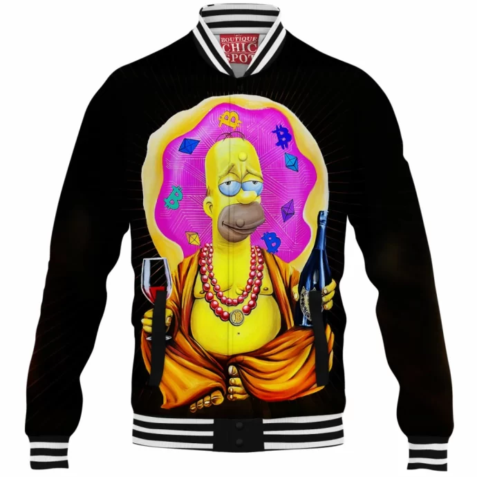 Homer Simpson Baseball Jacket