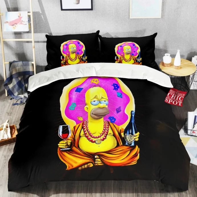 Homer Simpson Bedding Set