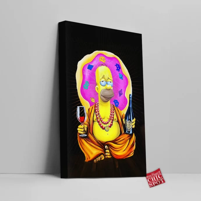 Homer Simpson Canvas Wall Art