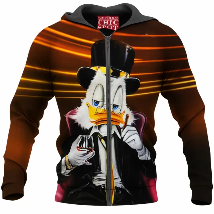 Scrooge McDuck Zip Hoodie