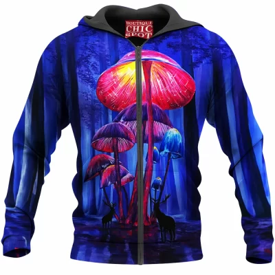 Mushroom Zip-Hoodie