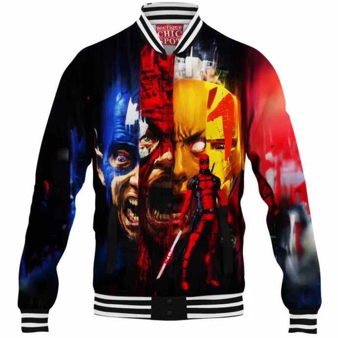 Deadpool Baseball Jacket