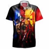 Comic Hawaiian-Shirt, Deadpool Hawaiian-Shirt