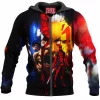 Comic Zip-Hoodie, Deadpool Zip-Hoodie