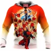 Comic Fleece-Hoodie, Deadpool Fleece-Hoodie