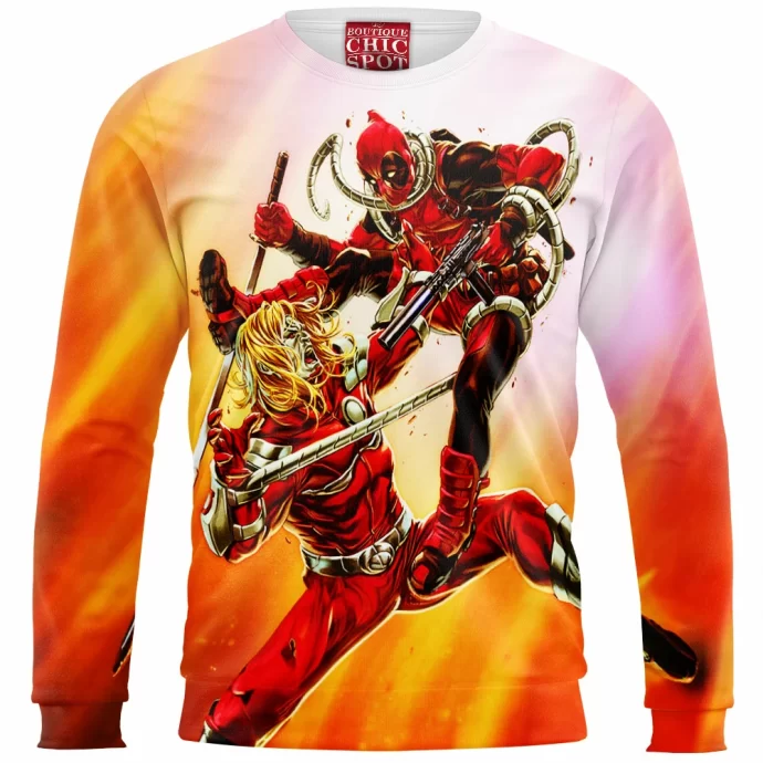 Omega Red vs Deadpool Sweatshirt