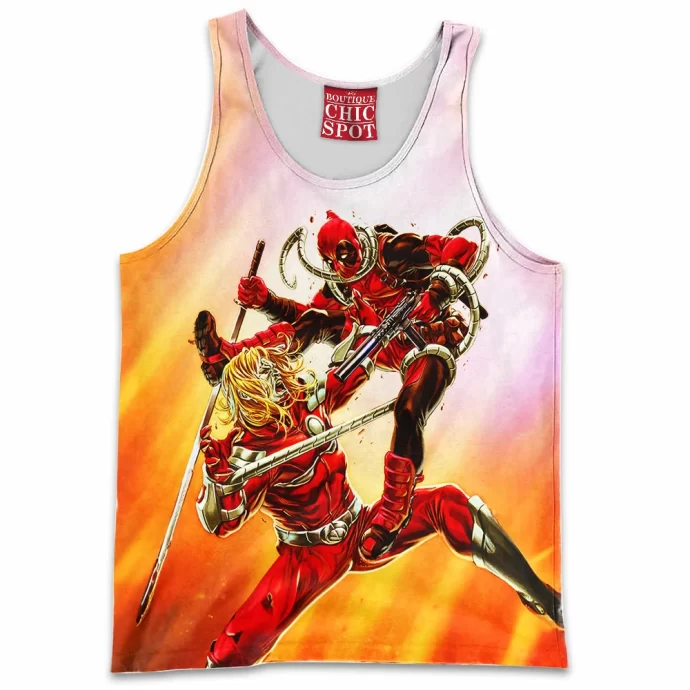 Omega Red vs Deadpool Tank Top