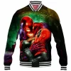 Carnage Baseball-Jacket, Comic Baseball-Jacket, Deadpool Baseball-Jacket