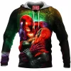 Carnage Fleece-Hoodie, Comic Fleece-Hoodie, Deadpool Fleece-Hoodie