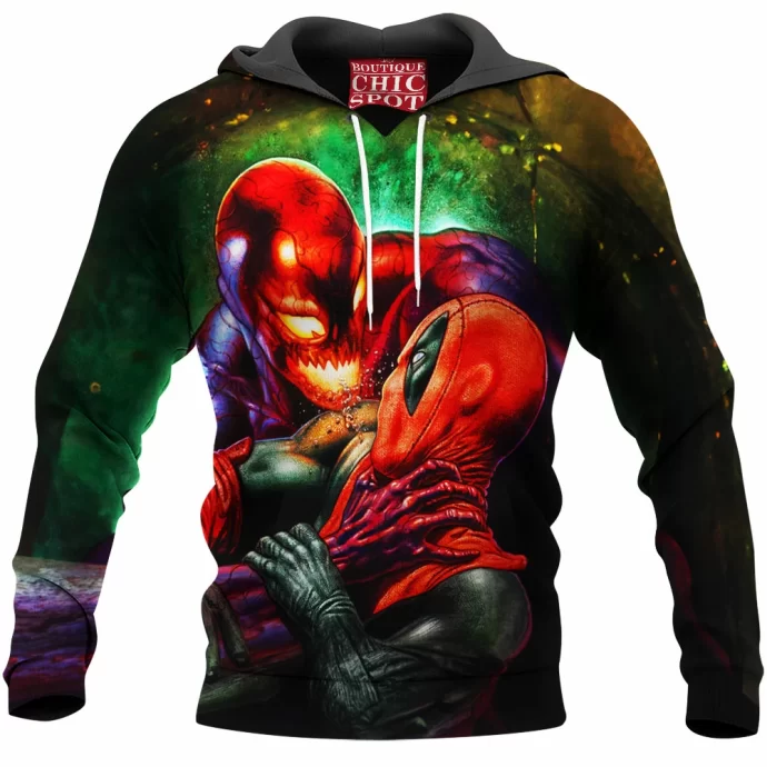 Carnage vs Deadpool Hoodie