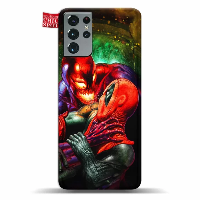 Carnage vs Deadpool Phone Case Samsung