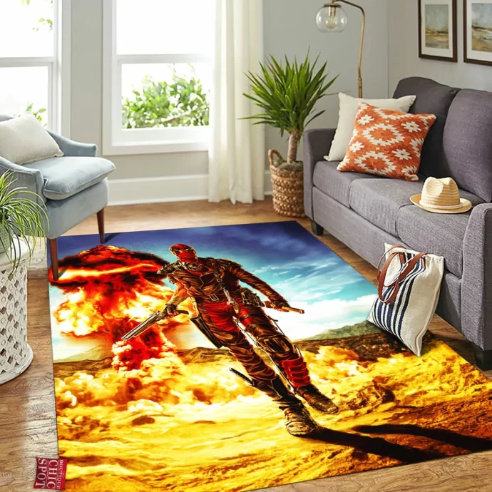 Deadpool Rectangle Rug