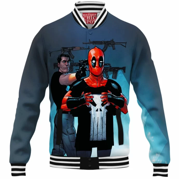 Punisher Deadpool Baseball Jacket