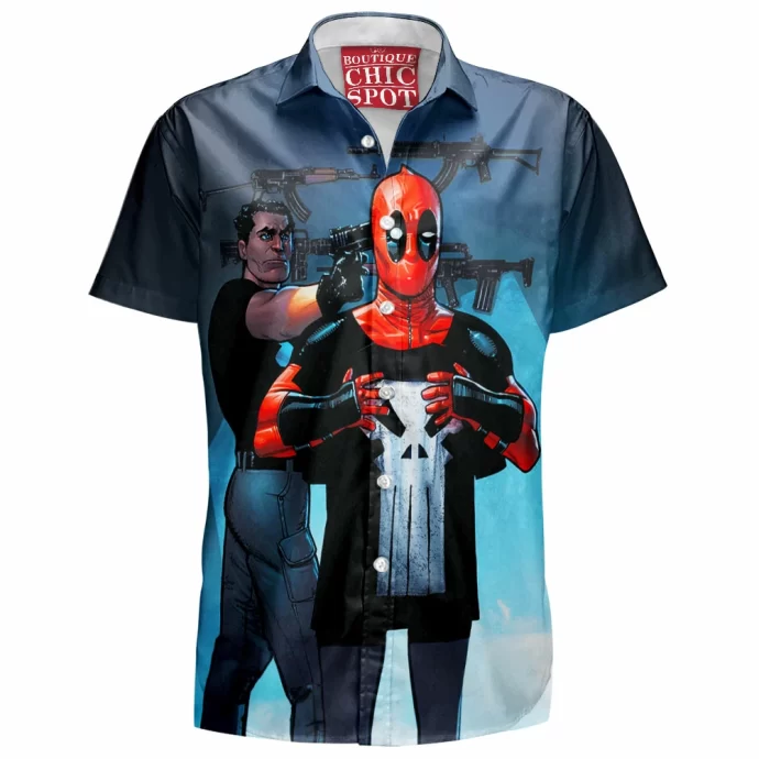 Punisher Deadpool Hawaiian Shirt